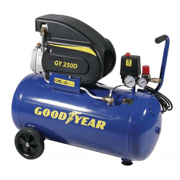 Αεροσυμπιεστής Μονομπλόκ - GOODYEAR 608002 - 2HP - 50LT