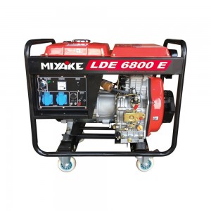 Γεννήτρια Πετρελαίου Μονοφασική MIYAKE LDE 6800 E - 6.8 KVA - [Με Μίζα + AVR]