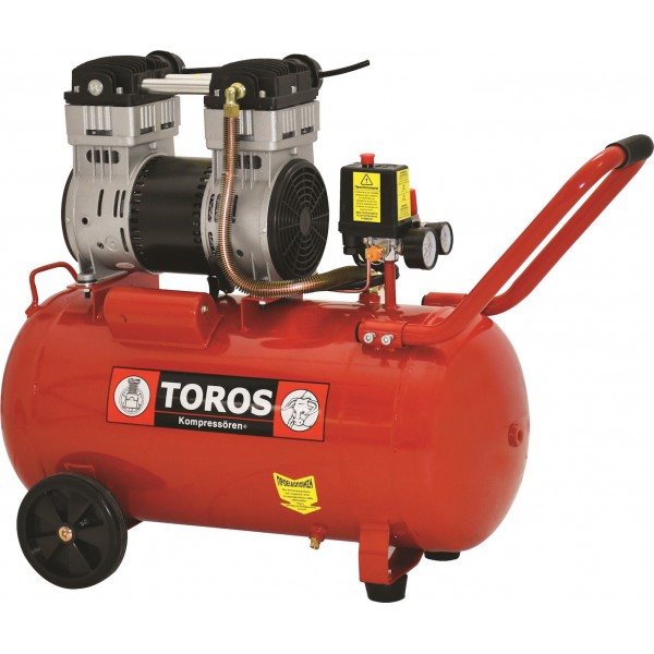 Αεροσυμπιεστής Μονομπλόκ OILFREE - SILENT - TOROS 40152 - 1.55HP - 50LT