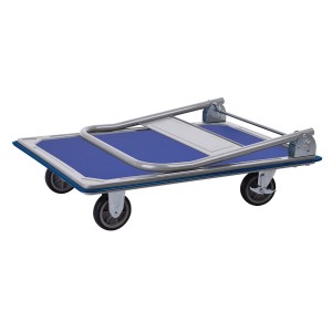 EXPRESS: ΠΛΑΤΦΟΡΜΑ ΜΕΤΑΛΛΙΚΗ 300 KG - 915Χ615 - 4 ΤΡΟΧΟΙ TPR Φ 125 mm