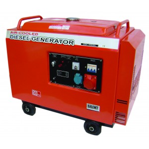 Γεννήτρια Πετρελαίου 5.5 kVA Τριφασική Κλειστού Τύπου DEK 5000SLT