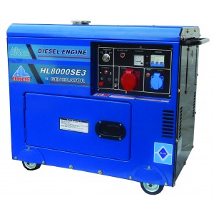 Γεννήτρια Πετρελαίου 7.5 kVA Τριφασική Κλειστού Τύπου HAILIN HL8000SE3