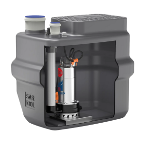 Σύστημα αποχέτευσης με ενσωματωμένη αντλία Μαλλιωτάκης