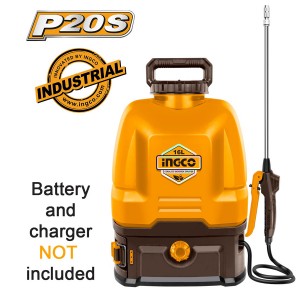 INGCO CSPLI2016 | Ψεκαστήρας Μπαταρίας 16 Lit 20V Li-Ion SOLO