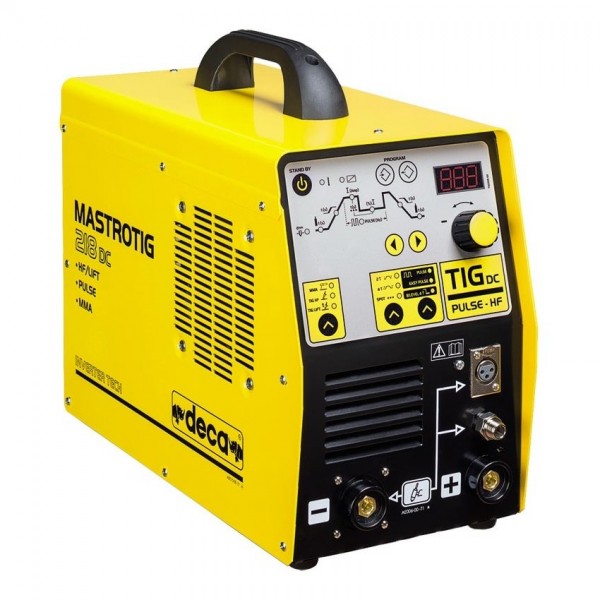 Hλεκτροσυγκόλληση Inverter DECA MASTROTIG 218 DC - MMA/TIG - 200A