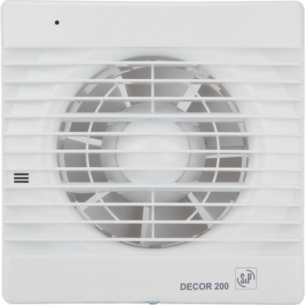 Εξαεριστήρας μπάνιου S&P DECOR-200C