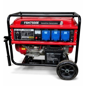 Γεννήτρια βενζίνης 8.2 KVA με μίζα μονοφασική - FSH 7500E