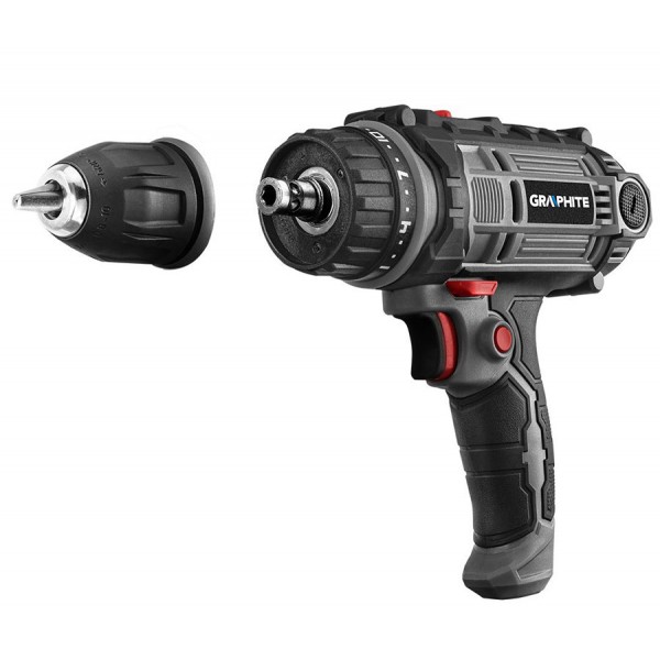 GRAPHITE Δραπανοκατσάβιδο με καστάνια 300W σε βαλίτσ