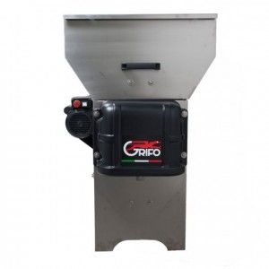 GRIFO DVEP20I Σπαστήρας Σταφυλιών Ηλεκτροκίνητος 2Hp Inox με Διαχωριστήρα και Αντλία