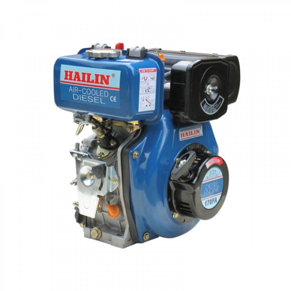 Κινητήρας Πετρελαίου Τετράχρονος HAILIN HL178FAE G1 - 6HP - 306CC - Κώνος 25.4mm - Με Μίζα
