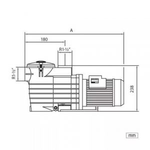 Αντλία Πισίνας KRIPSOL ONDINA OK51 M - 0.5HP - Μονοφασική