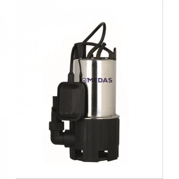 Αντλία Υποβρύχια Λυμάτων - MEDAS MW 550 INOX - 0.75Hp - Μονοφασική