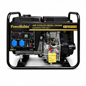 Γεννήτρια Πετρελαίου 9.4 kVA Μονοφασική με Μίζα & AVR POWEROBIN KDF9500XE