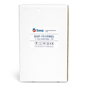 αντλία υποβρύχια ομβρίων SAEP DSP‑751PWEL 1HP 230V μονοφασική με αισθητήρα Aquasensor