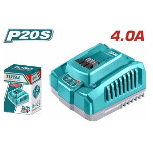 TOTAL ΕΠΑΓΓ. ΤΑΧΥΦΟΡΤΙΣΤΗΣ 4A ΓΙΑ ΜΠΑΤΑΡΙΕΣ Li-ion 20V (TFCLI20411E)
