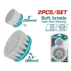 TOTAL ΕΠΑΓΓ. ΣΕΤ ΒΟΥΡΤΣΕΣ ΚΑΘΑΡΙΣΜΟΥ ΔΡΑΠΑΝΟΥ 2 ΤΕΜ 1/4