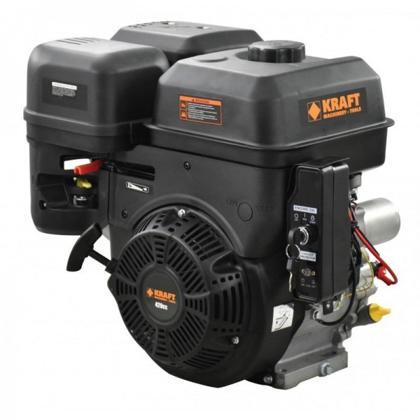 Κινητήρας Βενζίνης Τετράχρονος KRAFT - 12.5HP - 420CC - Σφήνα 25.4mm - Με Μίζα