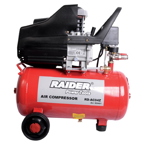 RAIDER Αεροσυμπιεστής 24L RD-AC04Z 1.5kW 089401