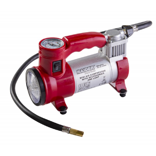 RAIDER Κομπρεσέρ αέρος αυτοκινήτου RD-AC13 12V 089408 RAIDER Κομπρεσέρ αέρος αυτοκινήτου RD-AC13 12V 089408