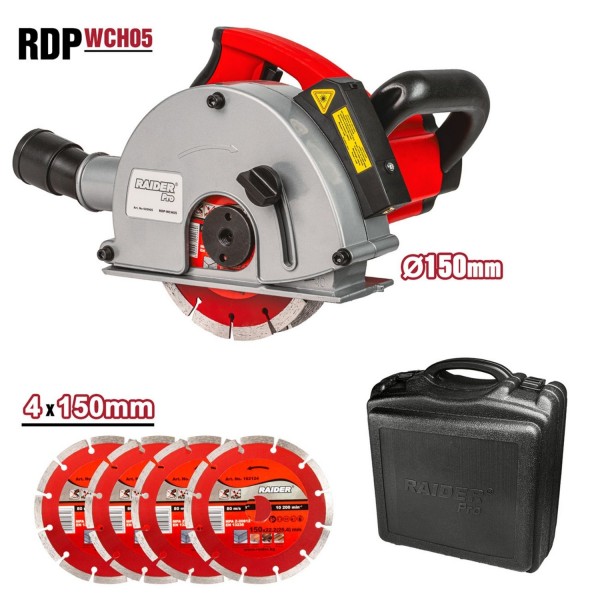 RAIDER Φρέζα αυλακώσεων 1700W 150mm RDP-WCH05 020905 RAIDER Φρέζα αυλακώσεων 1700W 150mm RDP-WCH05 020905