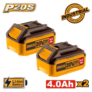 Μπαταρίες 20V 4.0Ah Li-Ion 2 τεμ.