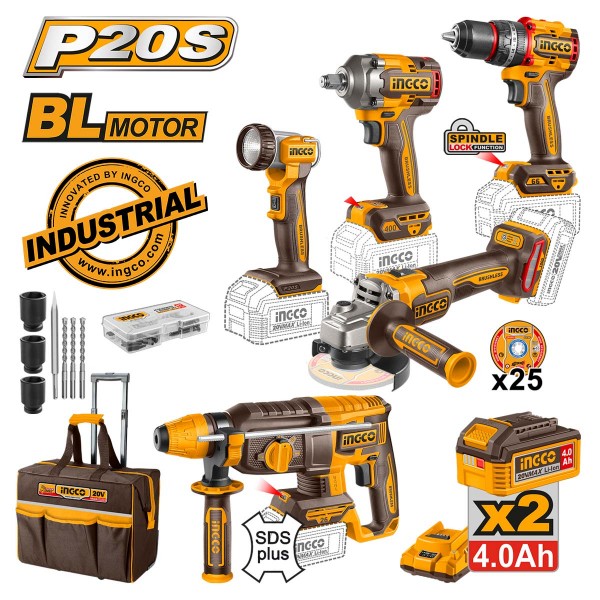 Εργαλεία Μπαταρίας 20V Li-Ion Σετ 5 τεμ. + Δώρo Εργαλειοθήκη Τσάντα Εργαλεία Μπαταρίας 20V Li-Ion Σετ 5 τεμ. + Δώρo Εργαλειοθήκη Τσάντα