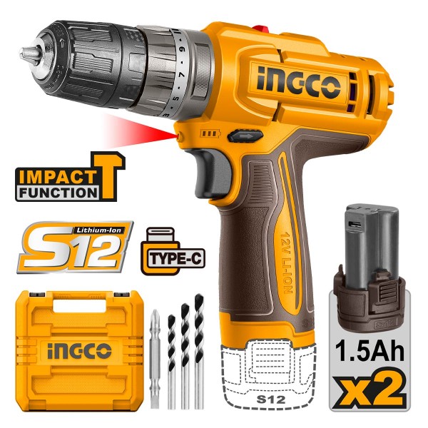 Κρουστικό Δραπανοκατσάβιδο Μπαταρίας 12V Li-Ion 20Nm