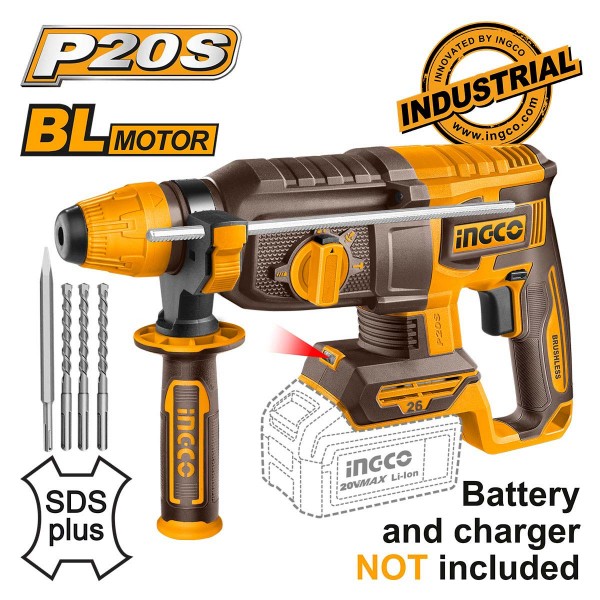 Πιστολέτο Περιστροφικό Κρουστικό Σκαπτικό Μπαταρίας 20V Li-Ion SOLO 2.5J