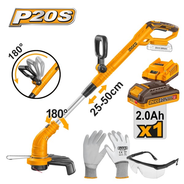 Θαμνοκοπτικό Μπαταρίας 20V Li-Ion