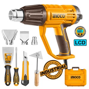 Πιστόλι Θερμού Αέρα 2000W +Εργαλεία Χειρός +Βαλίτσα