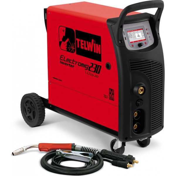 Ηλεκτροκόλληση Inverter σύρματος Τριφασική TELWIN Electromig 230 Wave