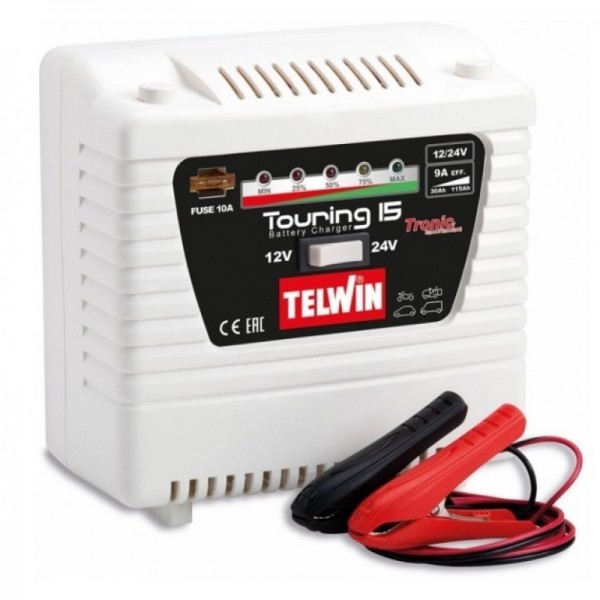 Φορτιστής μπαταριών TELWIN TOURING 15