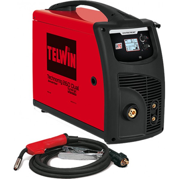 Ηλεκτροκόλληση TELWIN TECHNOMIG 260 DUAL SYNERGIC
