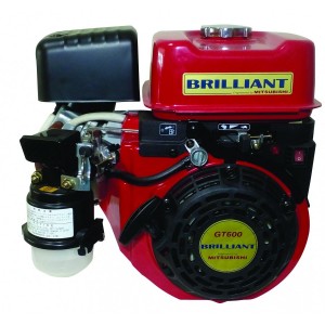 Κινητήρας Βενζίνης Τετράχρονος BRILLIANT GT 600 - 6HP - 181.6CC - Σφήνα 19.05mm - Με Χειρόμιζα
