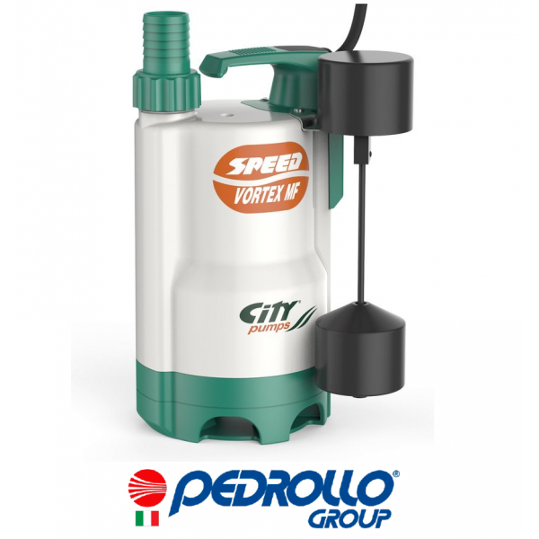 Αντλία Υποβρύχια Λυμάτων CITY PUMPS SPEED VORTEX 50M-MF - 0.5Hp/230V