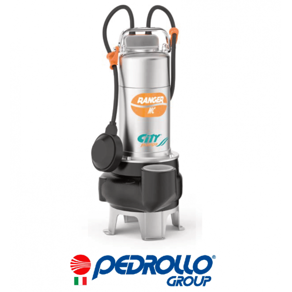 Αντλία Υποβρύχια Λυμάτων CITY PUMPS RANGER MC 10/50M - 1Hp/230V