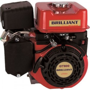 Κινητήρας Βενζίνης Τετράχρονος BRILLIANT GT 600 - 6HP - 181.6CC - Σφήνα 20mm - Με Χειρόμιζα