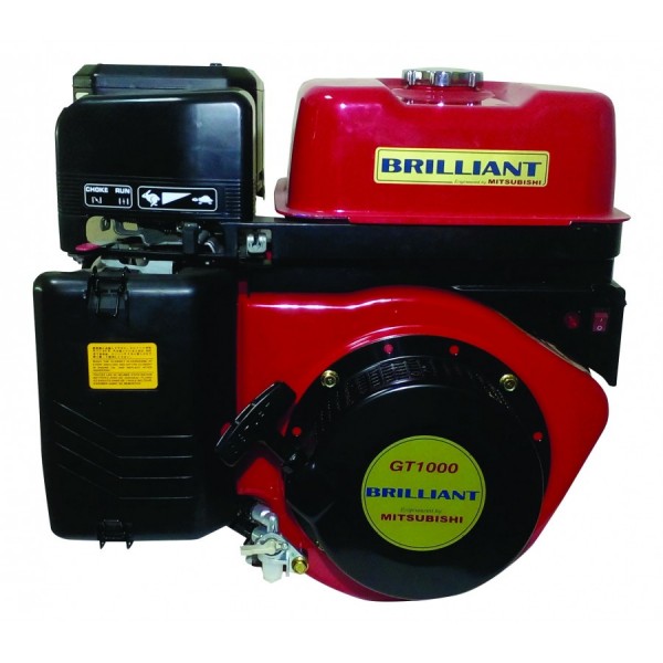 Κινητήρας Βενζίνης Τετράχρονος BRILLIANT GT 1000 - 10HP - 296.6CC - Σφήνα 25mm - Με Χειρόμιζα