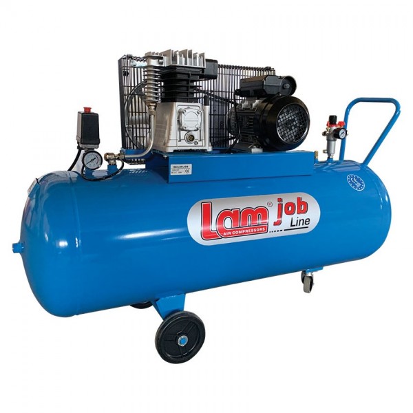 Αεροσυμπιεστής με Ιμάντα LAM 150/3M/JOB - 3Hp - 150Lt