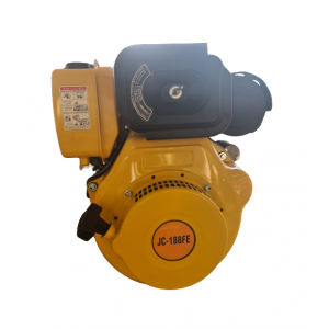Κινητήρας Πετρελαίου Τετράχρονος JC-188FE - 11hp - 456cc - Κώνος 25.4mm - Με Μιζα