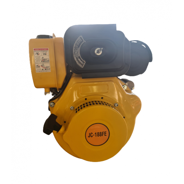 Κινητήρας Πετρελαίου Τετράχρονος JC-188FE - 11hp - 456cc - Κώνος 25.4mm - Με Μιζα