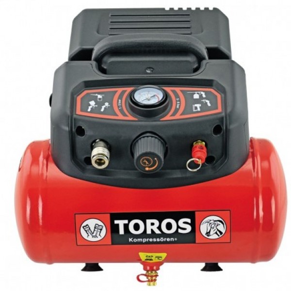 Αεροσυμπιεστής Μονομπλόκ OILFREE - TOROS 602036 - 1.5HP - 6LT