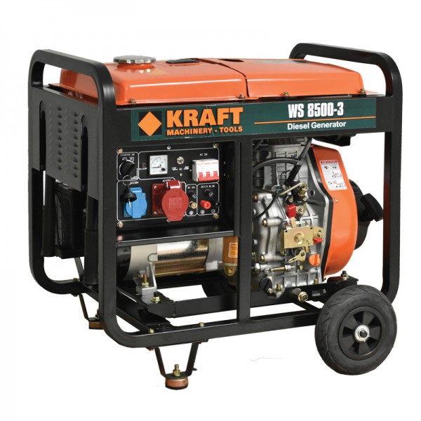 KRAFT: ΗΛΕΚΤΡΟΓΕΝΝΗΤΡΙΑ DIESEL WS8500-3 (3-ph) EQUAL POWER