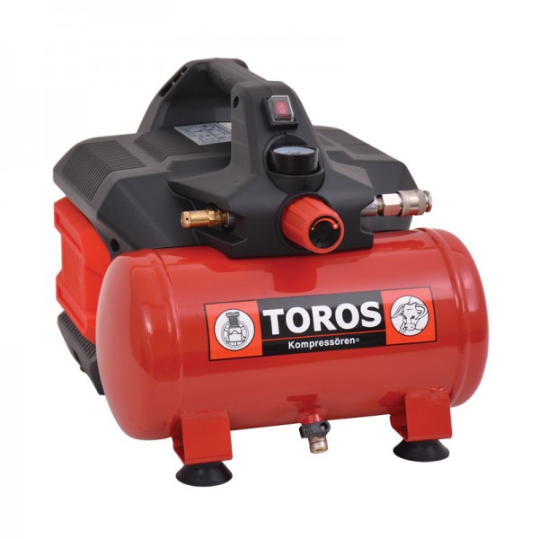 TOROS: ΑΕΡ/ΣΤΗΣ OIL-FREE SILENT 6Lt 1HP