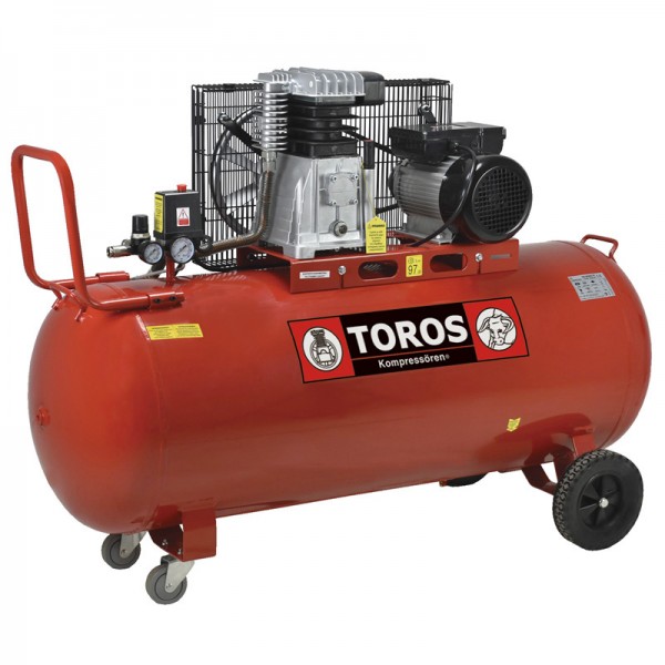 TOROS: ΑΕΡΟΣΥΜΠΙΕΣΤΗΣ ΜΕ ΙΜΑΝΤΑ 200LIT /3HP 230V