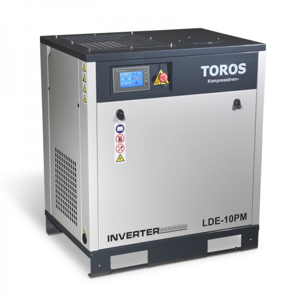 TOROS: ΚΟΧΛΙΟΦΟΡΟΣ ΑΕΡΟΣΥΜΠΙΕΣΤΗΣ ΜΕΤΑΒΛΗΤΗΣ ΤΑΧΥΤΗΤΑΣ (INVERTER) 10HP-10bar TOROS: ΚΟΧΛΙΟΦΟΡΟΣ ΑΕΡΟΣΥΜΠΙΕΣΤΗΣ ΜΕΤΑΒΛΗΤΗΣ ΤΑΧΥΤΗΤΑΣ (INVERTER) 10HP-10bar