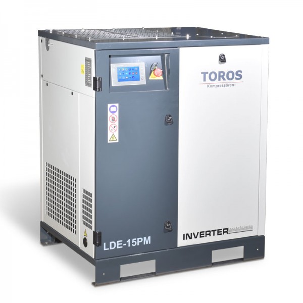 TOROS: ΚΟΧΛΙΟΦΟΡΟΣ ΑΕΡΟΣΥΜΠΙΕΣΤΗΣ ΜΕΤΑΒΛΗΤΗΣ ΤΑΧΥΤΗΤΑΣ (INVERTER) 15HP-10bar TOROS: ΚΟΧΛΙΟΦΟΡΟΣ ΑΕΡΟΣΥΜΠΙΕΣΤΗΣ ΜΕΤΑΒΛΗΤΗΣ ΤΑΧΥΤΗΤΑΣ (INVERTER) 15HP-10bar