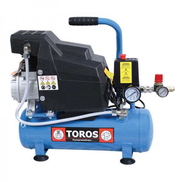 TOROS: ΑΕΡΟΣΥΜΠΙΕΣΤΗΣ ΜΟΝΟΜΠΛΟΚ 6LT/1,5HP 230V