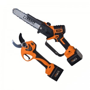 KRAFT: ΣΕΤ ΨΑΛΙΔΙ ΚΛΑΔΕΜΑΤΟΣ + ΚΛΑΔΕΥΤΙΚΟ ΑΛΥΣΟΠΡΙΟΝΟ ΜΠΑΤΑΡΙΑΣ 21V 2x4Ah