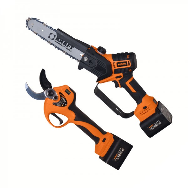 KRAFT: ΣΕΤ ΨΑΛΙΔΙ ΚΛΑΔΕΜΑΤΟΣ + ΚΛΑΔΕΥΤΙΚΟ ΑΛΥΣΟΠΡΙΟΝΟ ΜΠΑΤΑΡΙΑΣ 21V 2x4Ah KRAFT: ΣΕΤ ΨΑΛΙΔΙ ΚΛΑΔΕΜΑΤΟΣ + ΚΛΑΔΕΥΤΙΚΟ ΑΛΥΣΟΠΡΙΟΝΟ ΜΠΑΤΑΡΙΑΣ 21V 2x4Ah